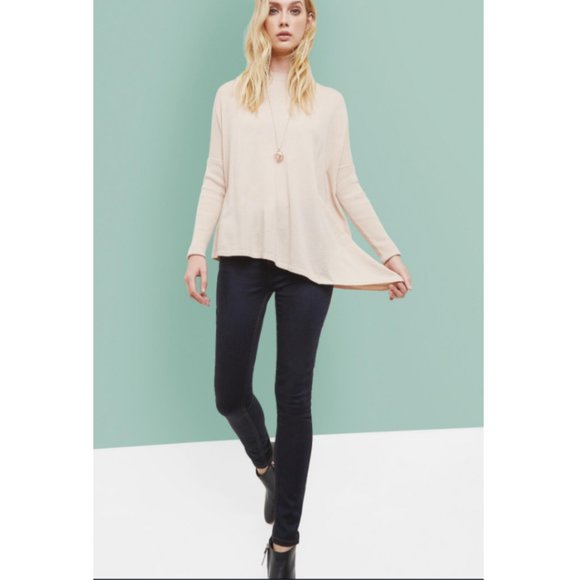 Ted Baker London Asymmetric Cashmere Top Size 2 - Picture 3 of 14